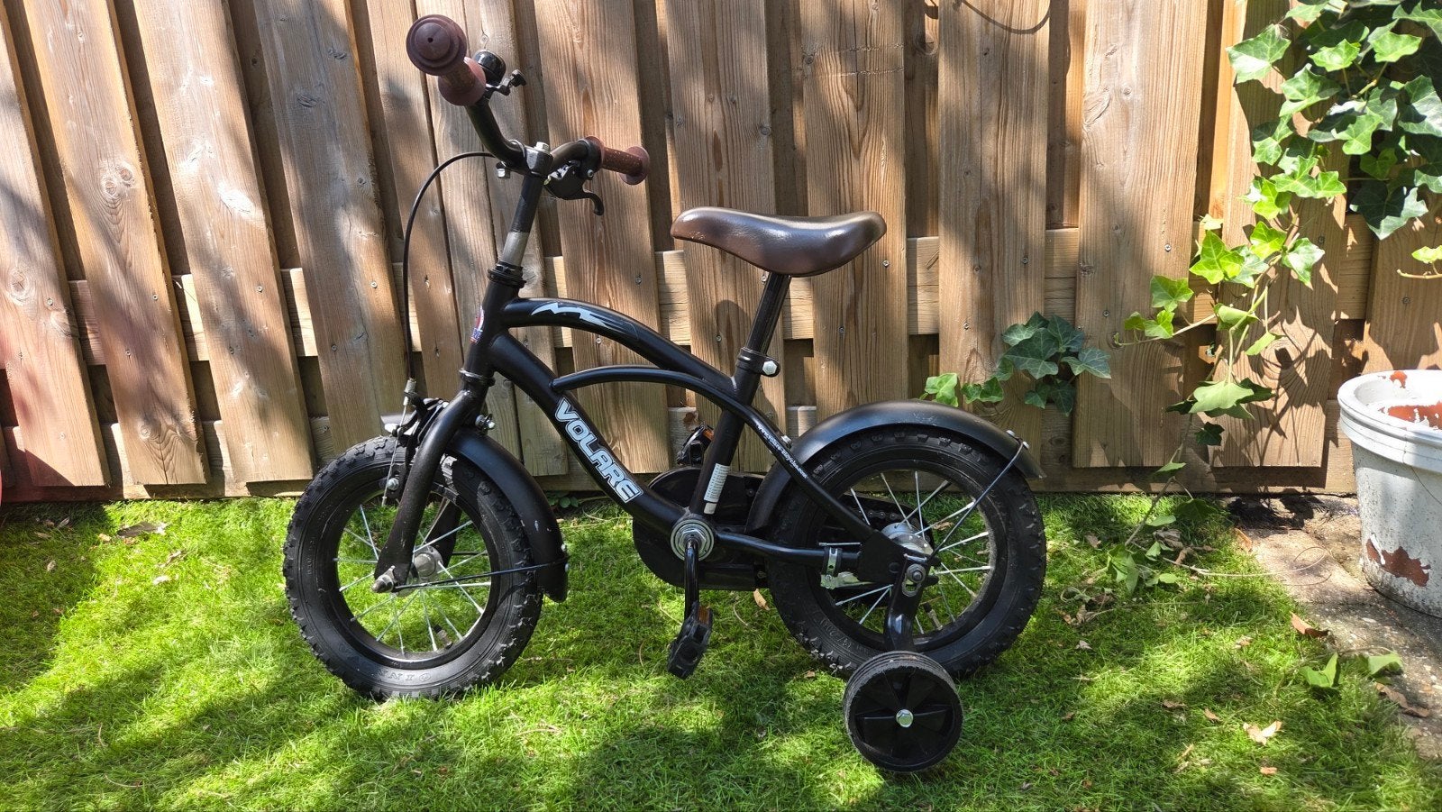 Volare kinderfiets zwart, Fietsen en Brommers, Fietsen | Vouwfietsen, Ophalen, Gebruikt, Minder dan 14 inch