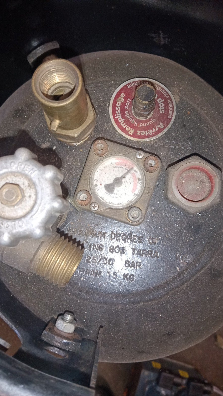 diverse gastanks, lpg tanks,  heftruck tank, Ophalen, Gebruikt