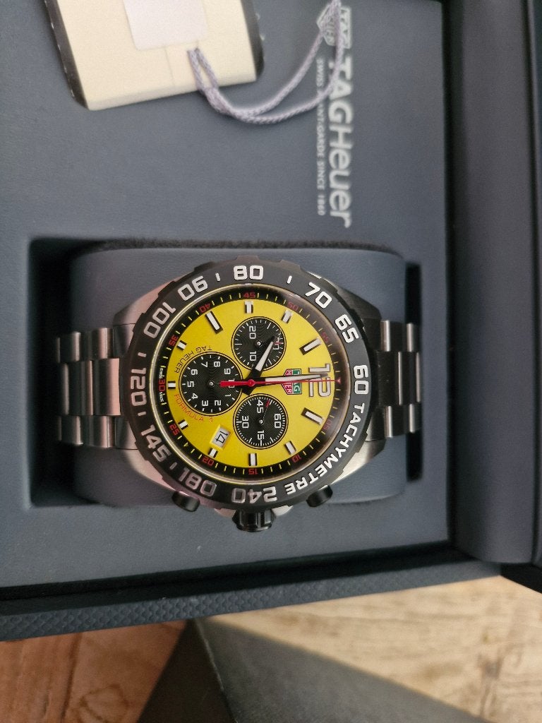 Tag heuer F1 horloge, Ophalen, Staal, Staal, Polshorloge
