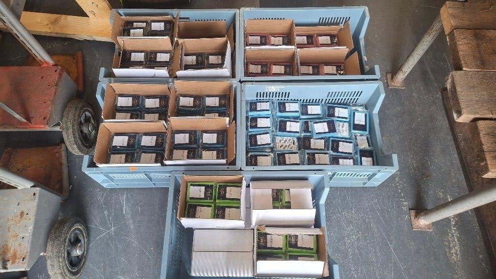 478x Gekleurde Rolfondant en Marsepein blokken 250gram., Ophalen