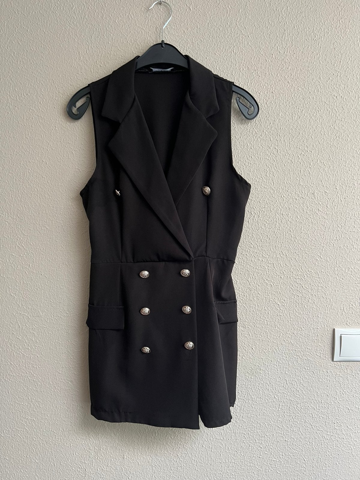 Playsuit Sophie & me maat S, Kleding | Dames, Jumpsuits, Verzenden, Zo goed als nieuw, Maat 36 (S), Zwart