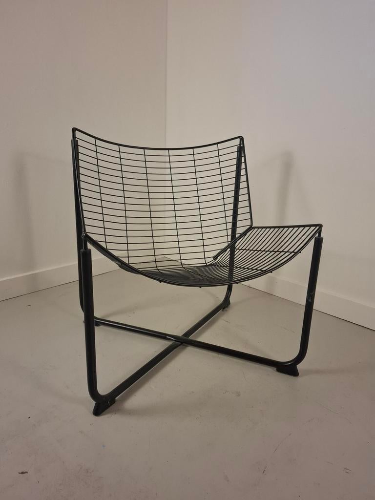 Vintage stoel jaren 90 Niels Gammelgaard Jarpen Ikea, Huis en Inrichting, Ophalen of Verzenden, Gebruikt, Zwart, Eén