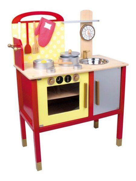 Kinderkeuken Denise,nergens goedkoper, Ophalen of Verzenden, Nieuw, Hout, Speelkeuken