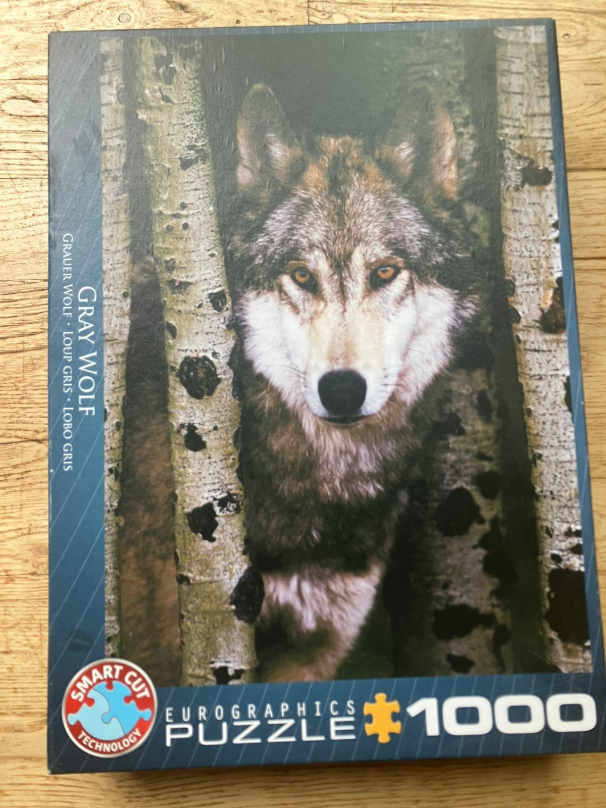 Puzzle Grey Wolf 1000 pieces, Ophalen, 500 t/m 1500 stukjes, Zo goed als nieuw