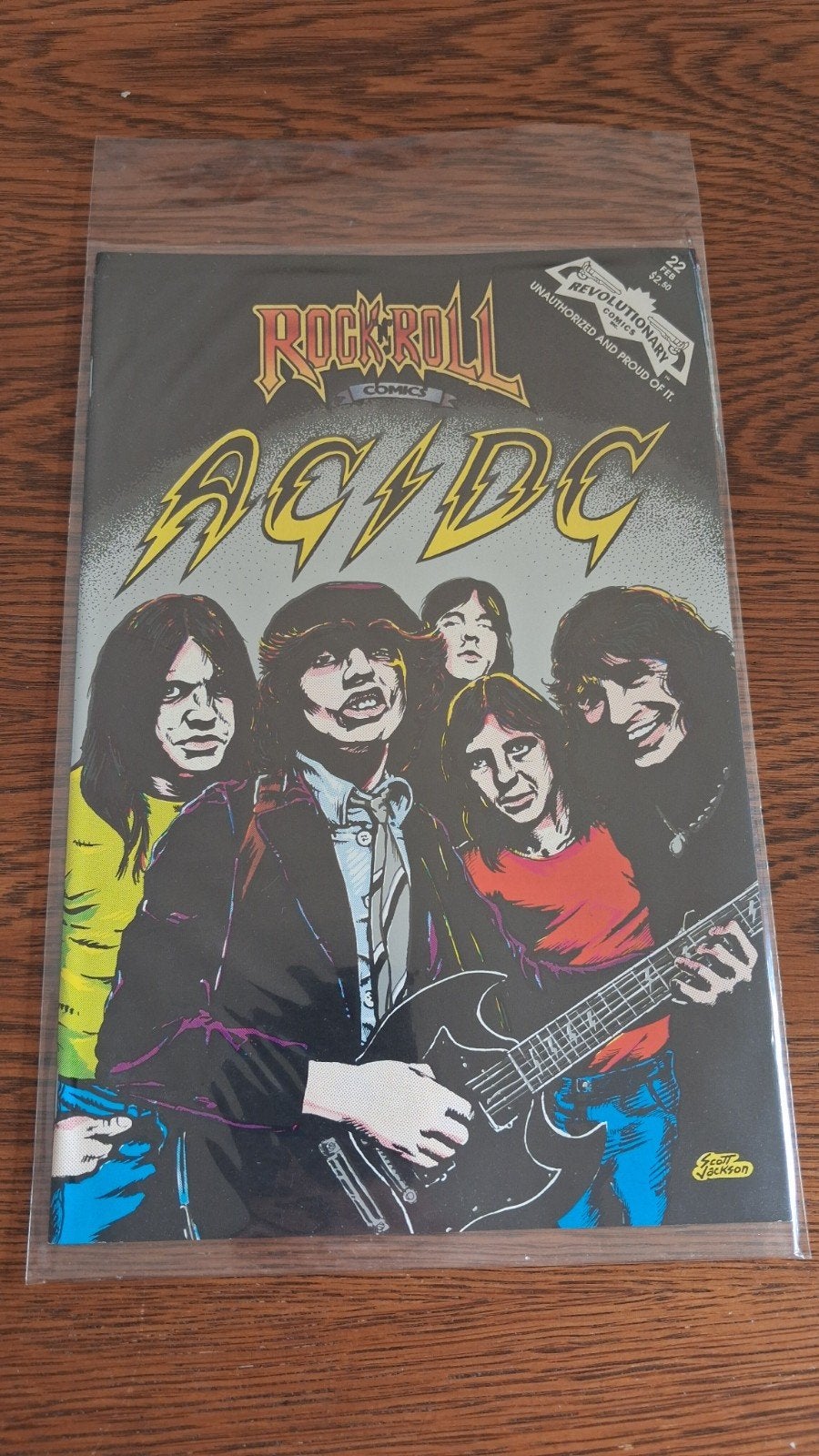 AC/DC Rock 'n' Roll Comics Stripboek - Zeldzaam!, Eén stripboek, Ophalen of Verzenden, Zo goed als nieuw, Jay Allen Sanford