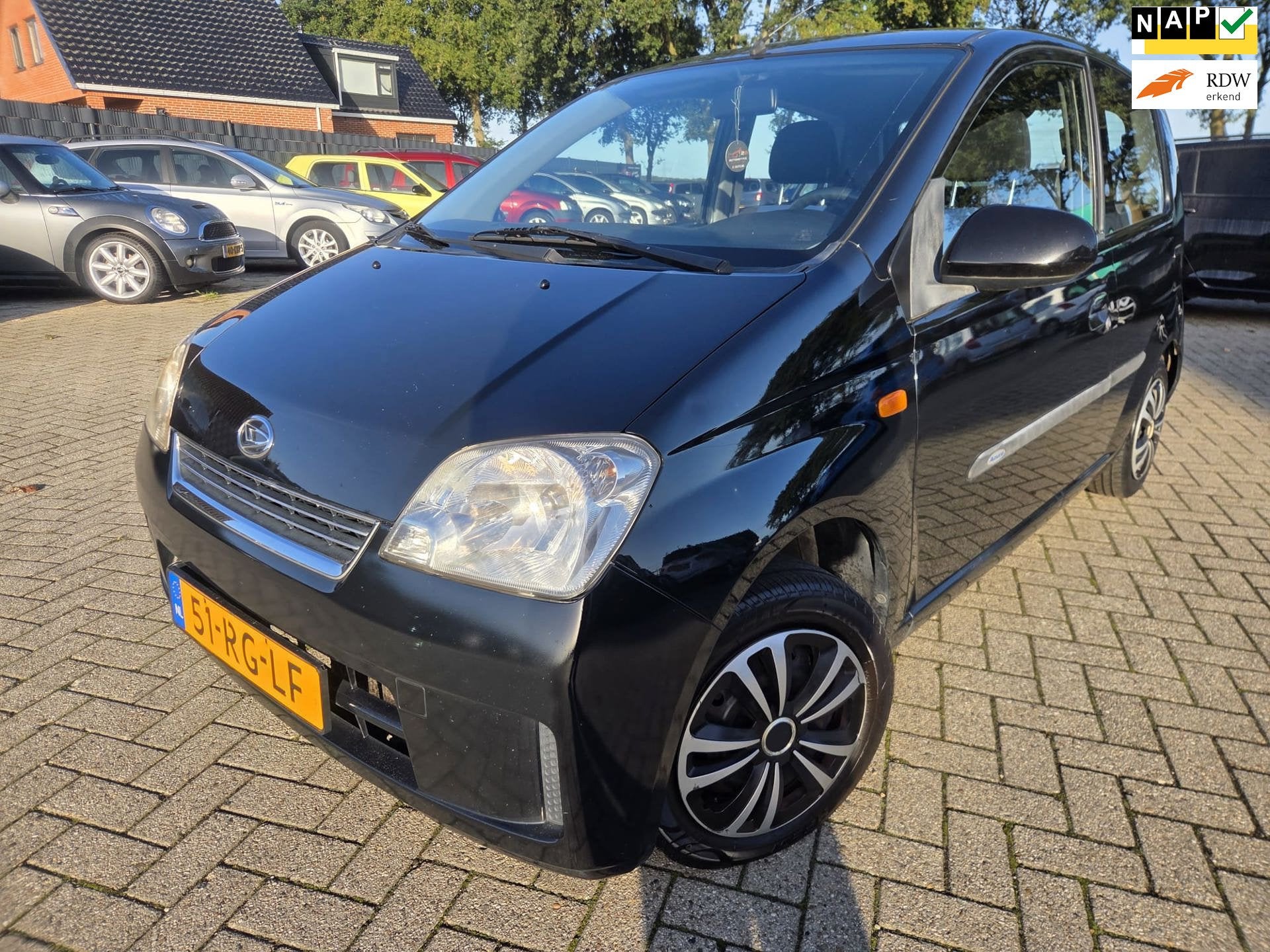 Daihatsu Cuore 1.0-12V Tokyo 2005. Stuurbekrachtiging. APK 0, Auto's, Stof, 18 €/maand, 4 stoelen, Cuore