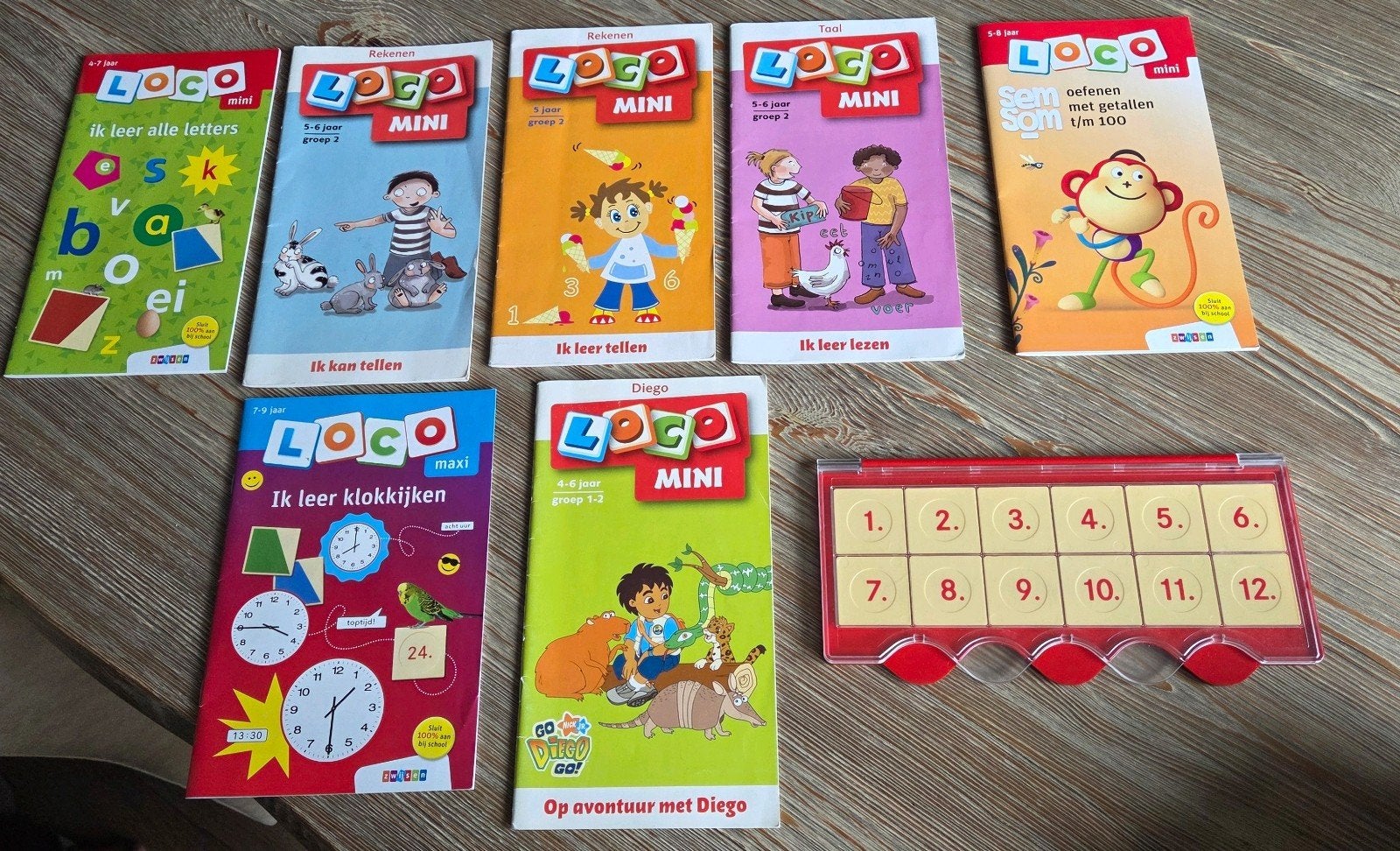 Grote set Loco Mini en Maxi educatieve spellen, Kinderen en Baby's, Speelgoed | Educatief en Creatief, Ophalen of Verzenden, Gebruikt