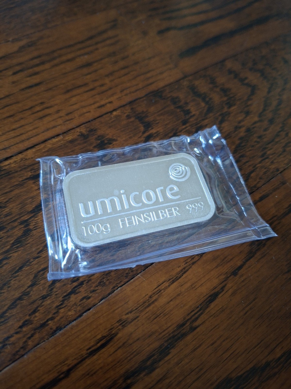 Umicore 100g Fijne Zilveren Baar 999, Ophalen of Verzenden, Zilver