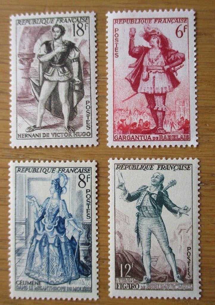 Frankrijk, serie roman- en toneelpersonages, 1953, Verzenden, Postfris