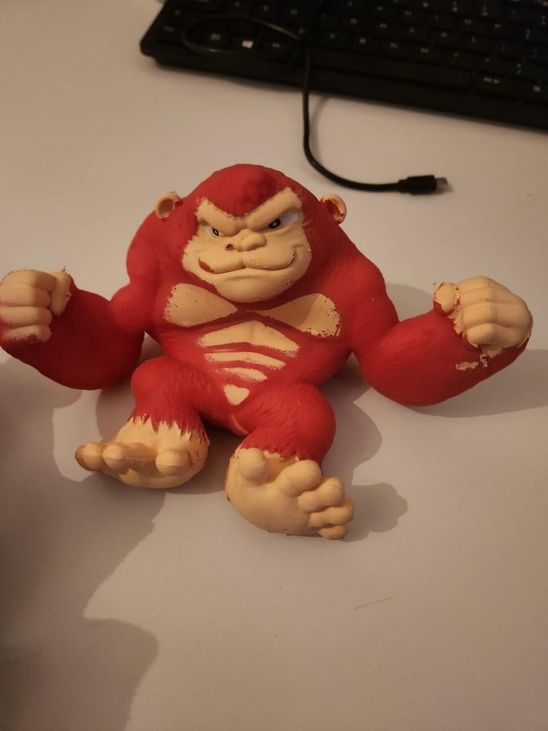 Rode Gorilla Knijpfiguur - Stressbal Speelgoed, Ophalen, Gebruikt, Jongen of Meisje