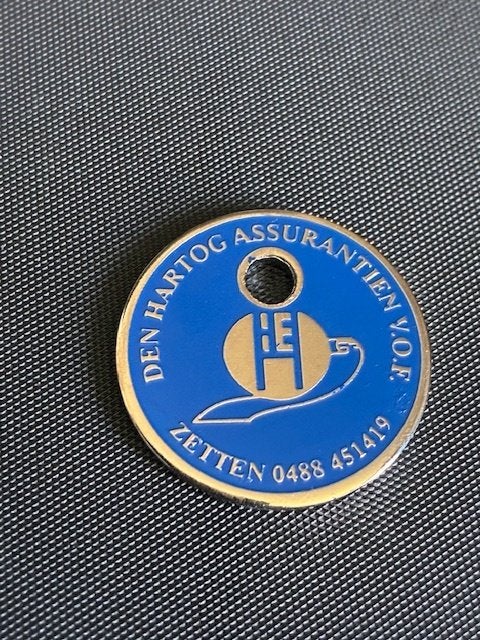 winkelwagenmuntje Den Hartog ass., Verzamelen, Winkelwagenmuntjes, Ophalen of Verzenden