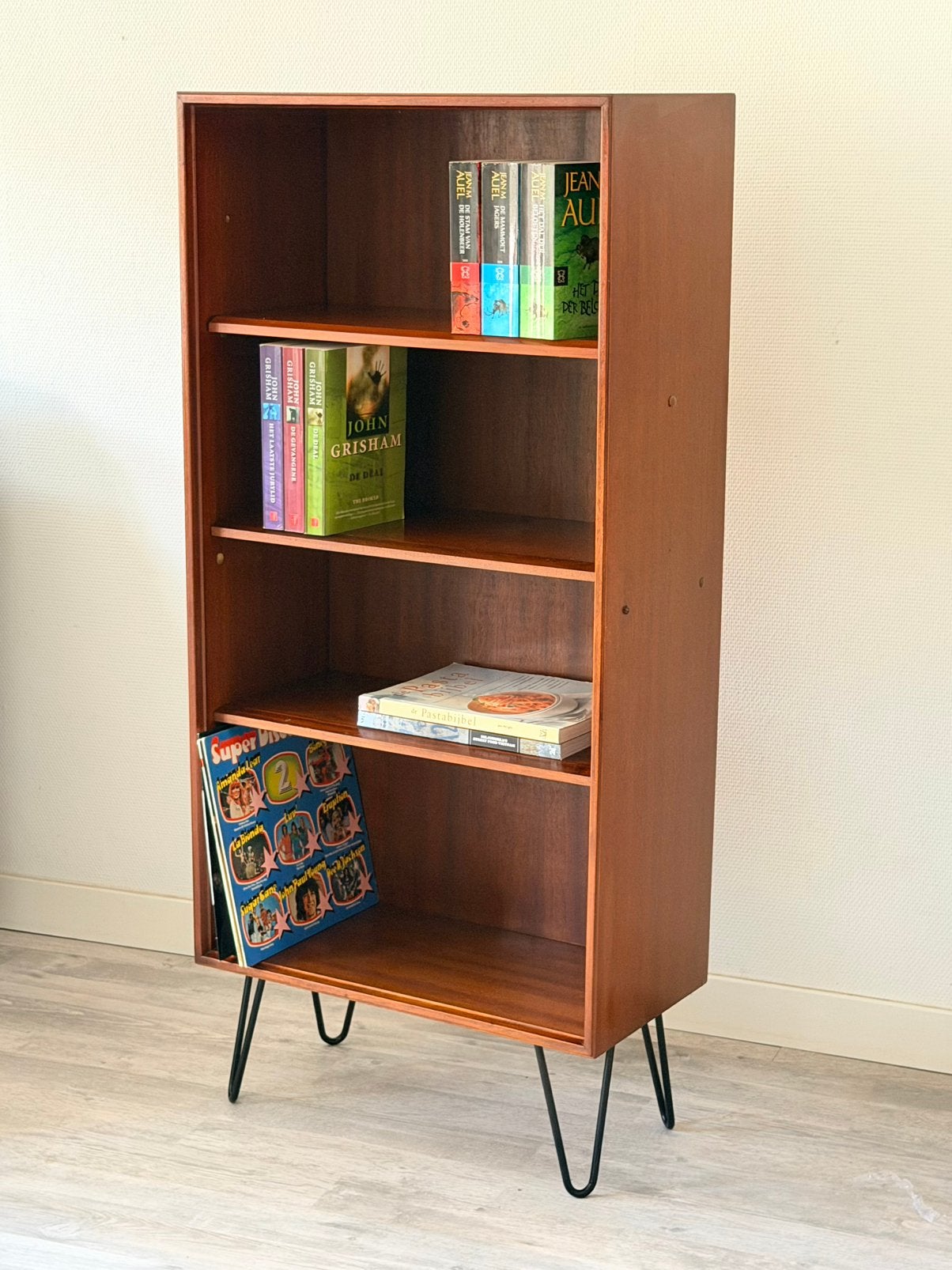 Vintage Formule Kempkes Boekenkast | retro boekenkast |, Ophalen, Met plank(en), 100 tot 150 cm, 50 tot 100 cm