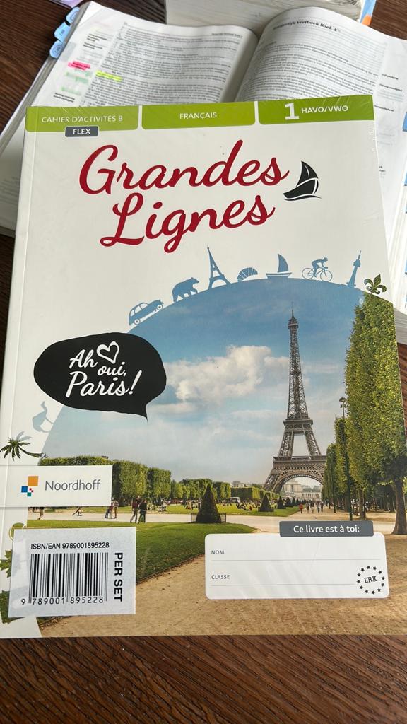 Grandes Lignes 6e havo/vwo 1 cahiers d'activités, Ophalen of Verzenden, Nieuw, Overige niveaus, Nederlands