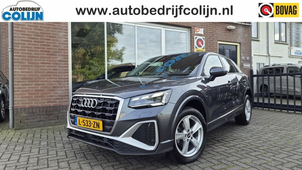 Audi Q2 35 TFSI S edition, Stoelverw, Trekhaak (bj 2021), Auto's, Stof, 4 cilinders, 150 pk, Bedrijf
