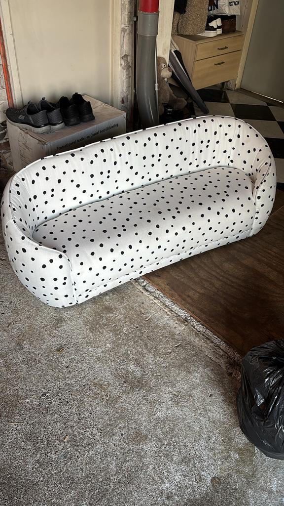 Jotex Kindersofa - Wit met zwarte stippen, Ophalen of Verzenden, Zo goed als nieuw, Overige typen