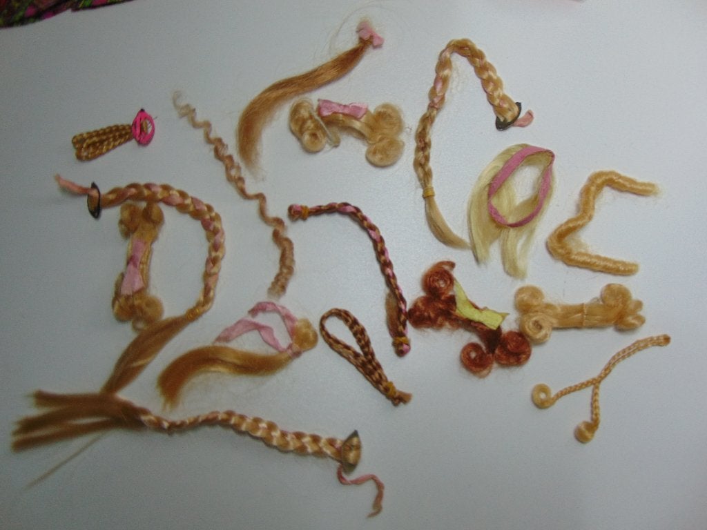 Haar stukjes voor Barbie Francie popen, Ophalen of Verzenden, Gebruikt, Accessoires