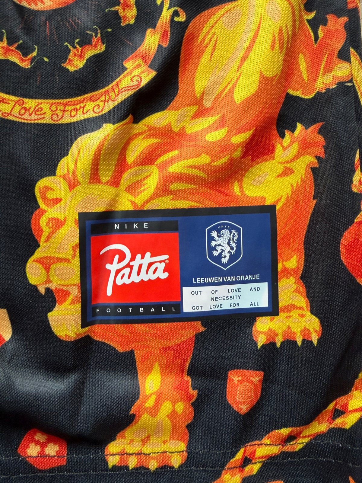 Nederland Shirt 26/28 Patta Prematch Maat M NL elftal, Maat M, Verzenden, Nieuw, Shirt