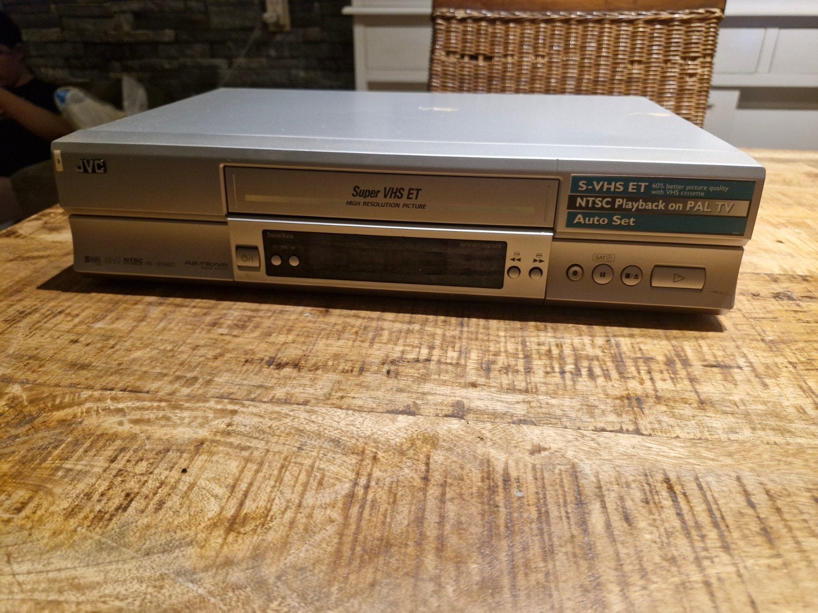 JVC Super VHS ET Videorecorder - NTSC Playback op PAL TV, Ophalen of Verzenden, Zo goed als nieuw, VHS-speler of -recorder