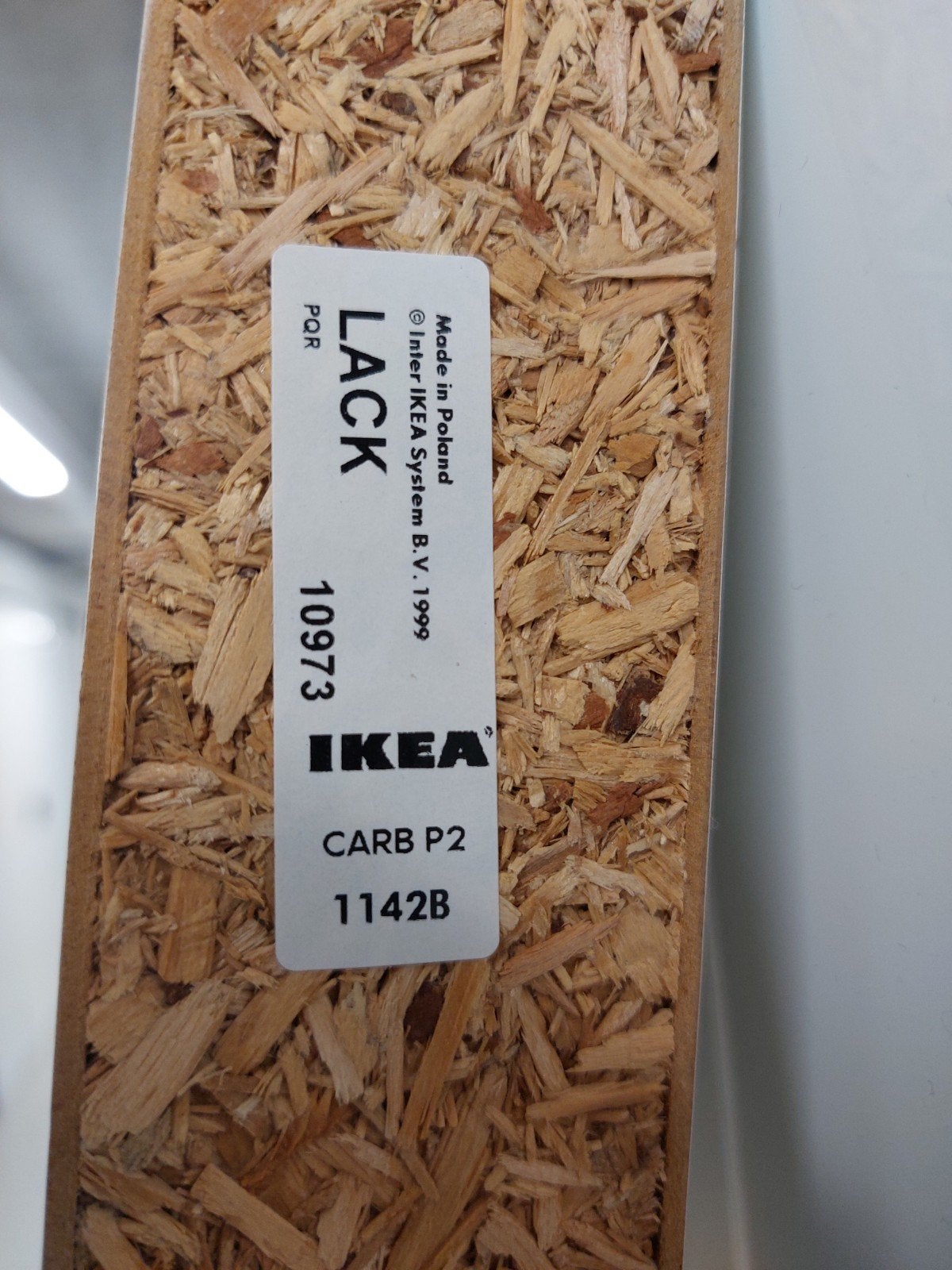 Gratis IKEA LACK boekenplank 190x26 (excl. schroefjes), Ophalen, Gebruikt