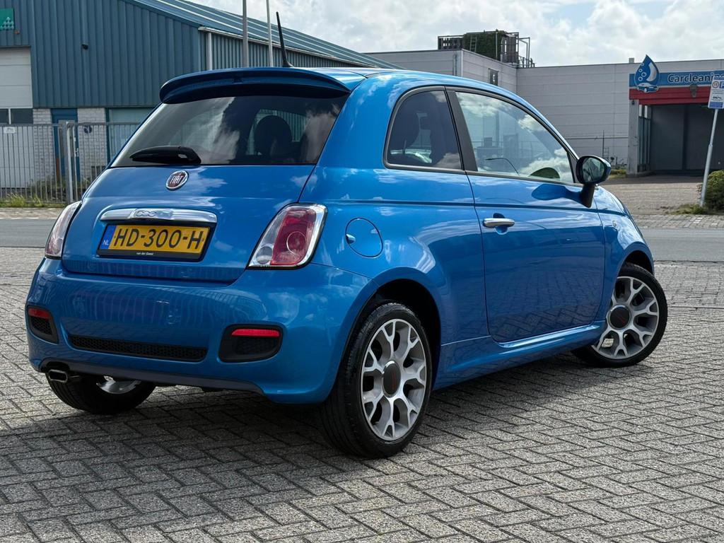 Fiat 500 0.9 TwinAir Turbo 500S#Nap#AircoLmvelgen, Gebruikt, Leder en Stof, 905 kg, Origineel Nederlands