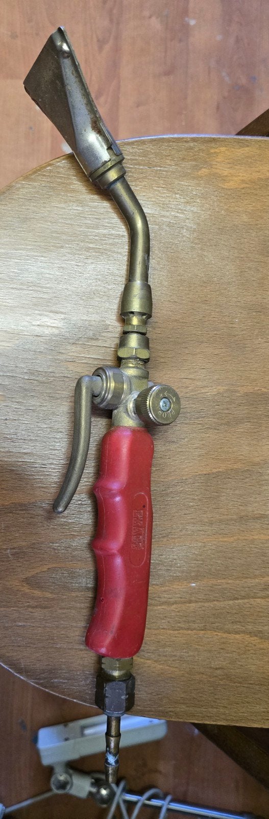 Gasbrander met platte branderkop, Doe-het-zelf en Verbouw, Gereedschap | Handgereedschap, Gebruikt, Overige typen, Overige merken
