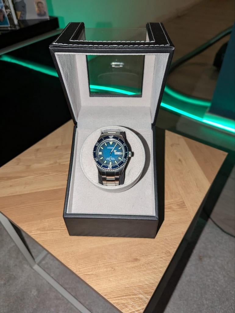 Citizen Automatic Divers 200m Horloge - Zo goed als nieuw, Staal, Staal, Ophalen of Verzenden, Zo goed als nieuw
