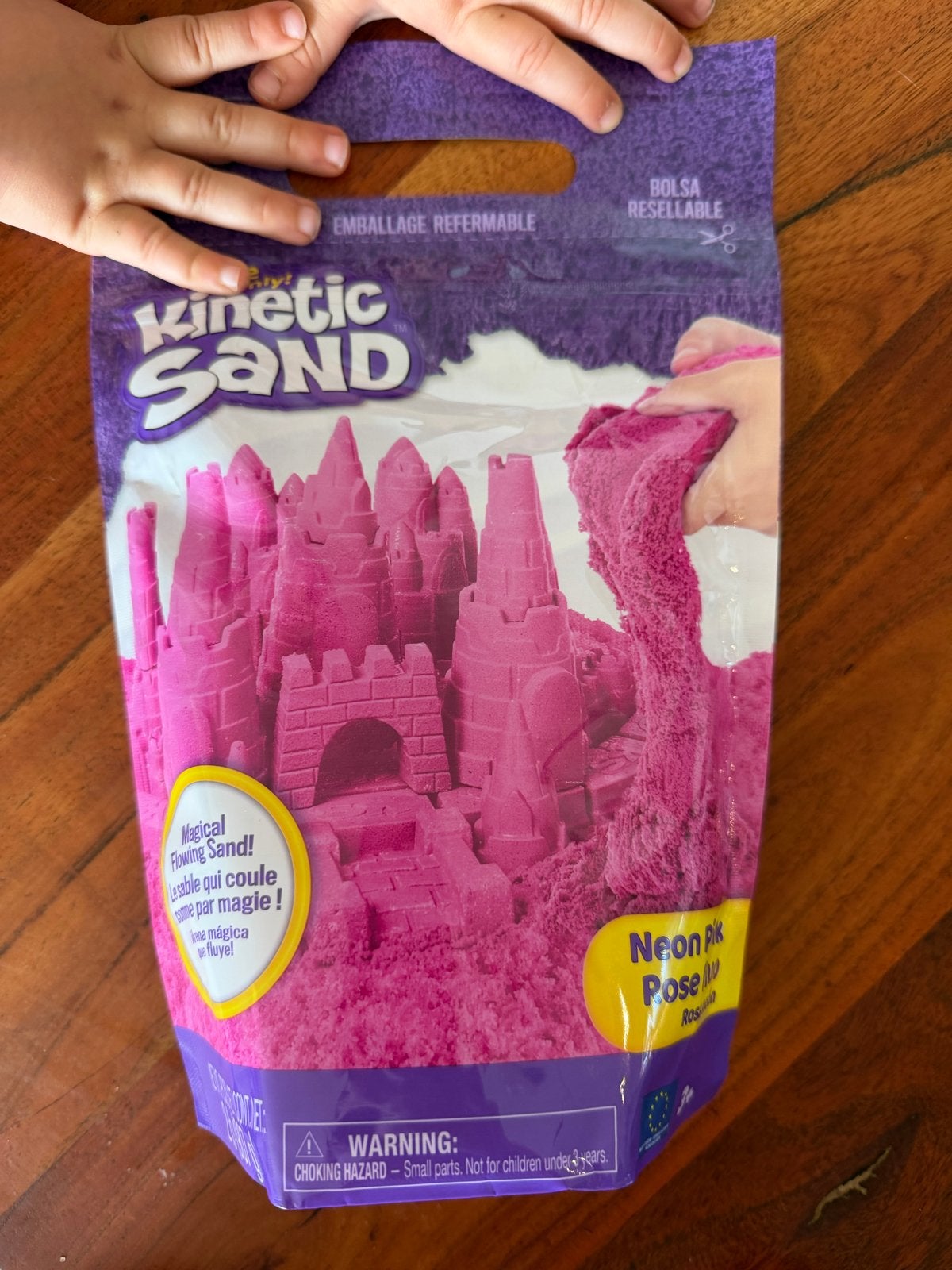 Kinetic Sand Neon Roze - Magisch Stromend Zand, Ophalen, Nieuw, Jongen of Meisje