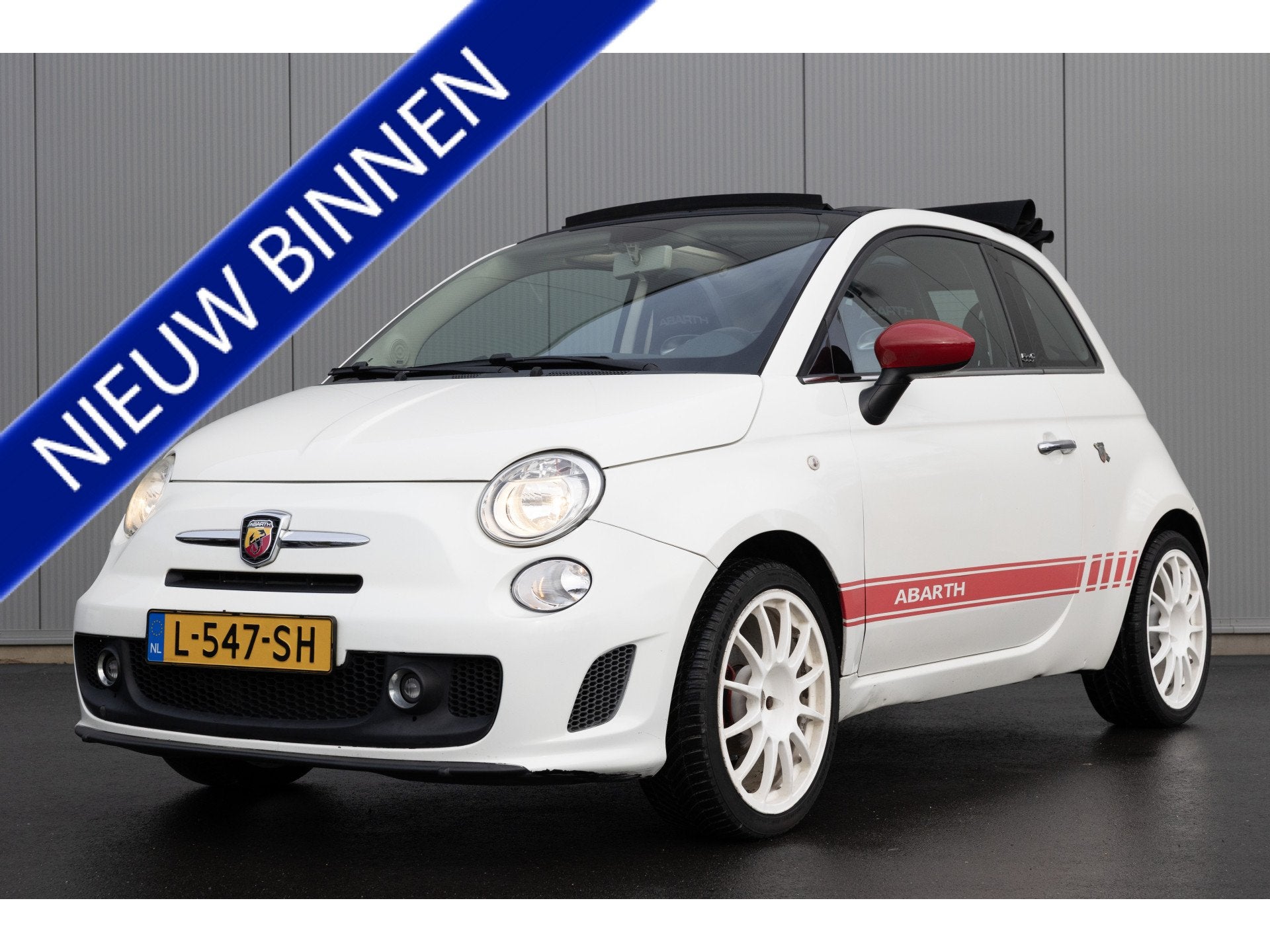 Fiat 500C | 1.2 | ABARTH | SPORTSTOELEN | LEDER | NAVI, Voorwielaandrijving, Euro 5, Gebruikt, 4 cilinders