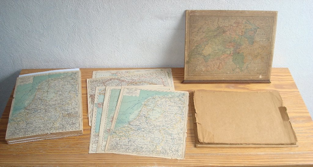 LANDKAARTEN MAAR DAN ALS PUZZEL, Gelezen, Overige gebieden, Ophalen of Verzenden, Landkaart