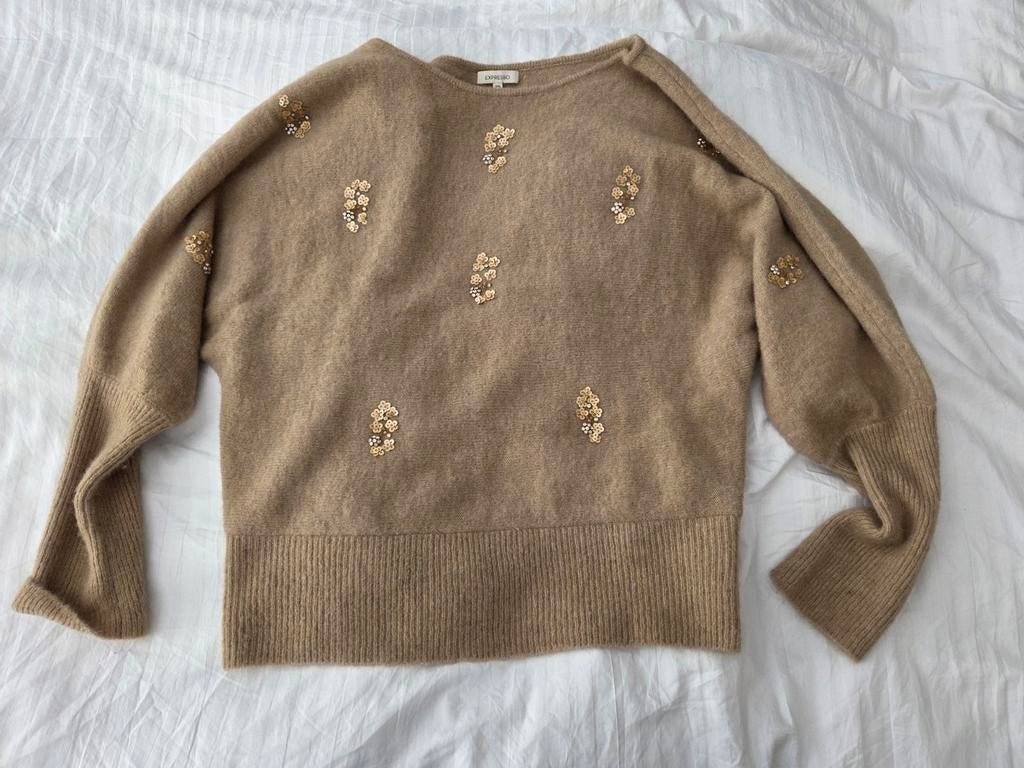Beige Expresso trui maat XXL, nooit gedragen, Kleding | Dames, Truien en Vesten, Ophalen of Verzenden, Nieuw, Maat 46/48 (XL) of groter