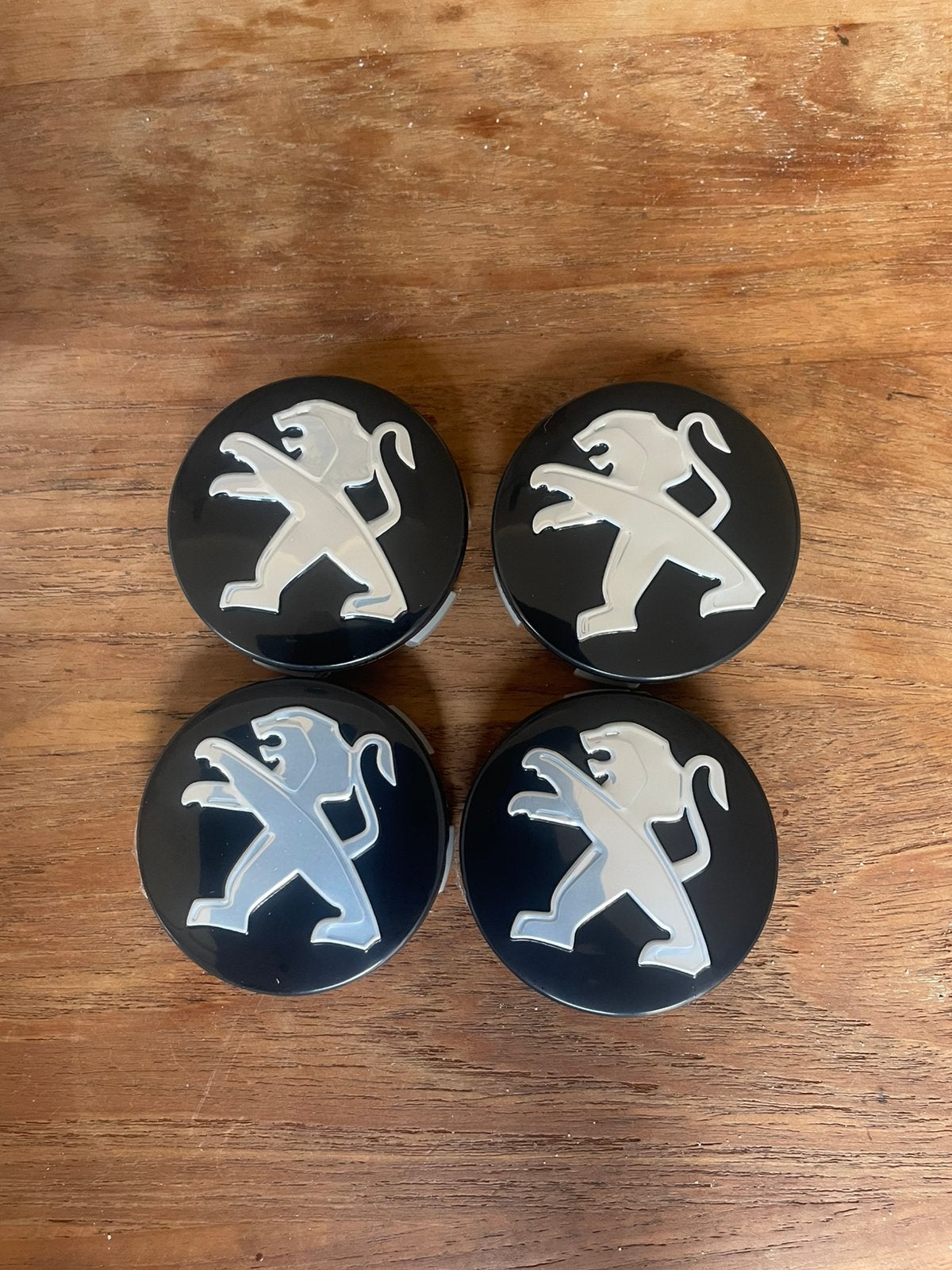 Nieuwe 60mm zwarte Naafdoppen Peugeot, Ophalen of Verzenden, Nieuw