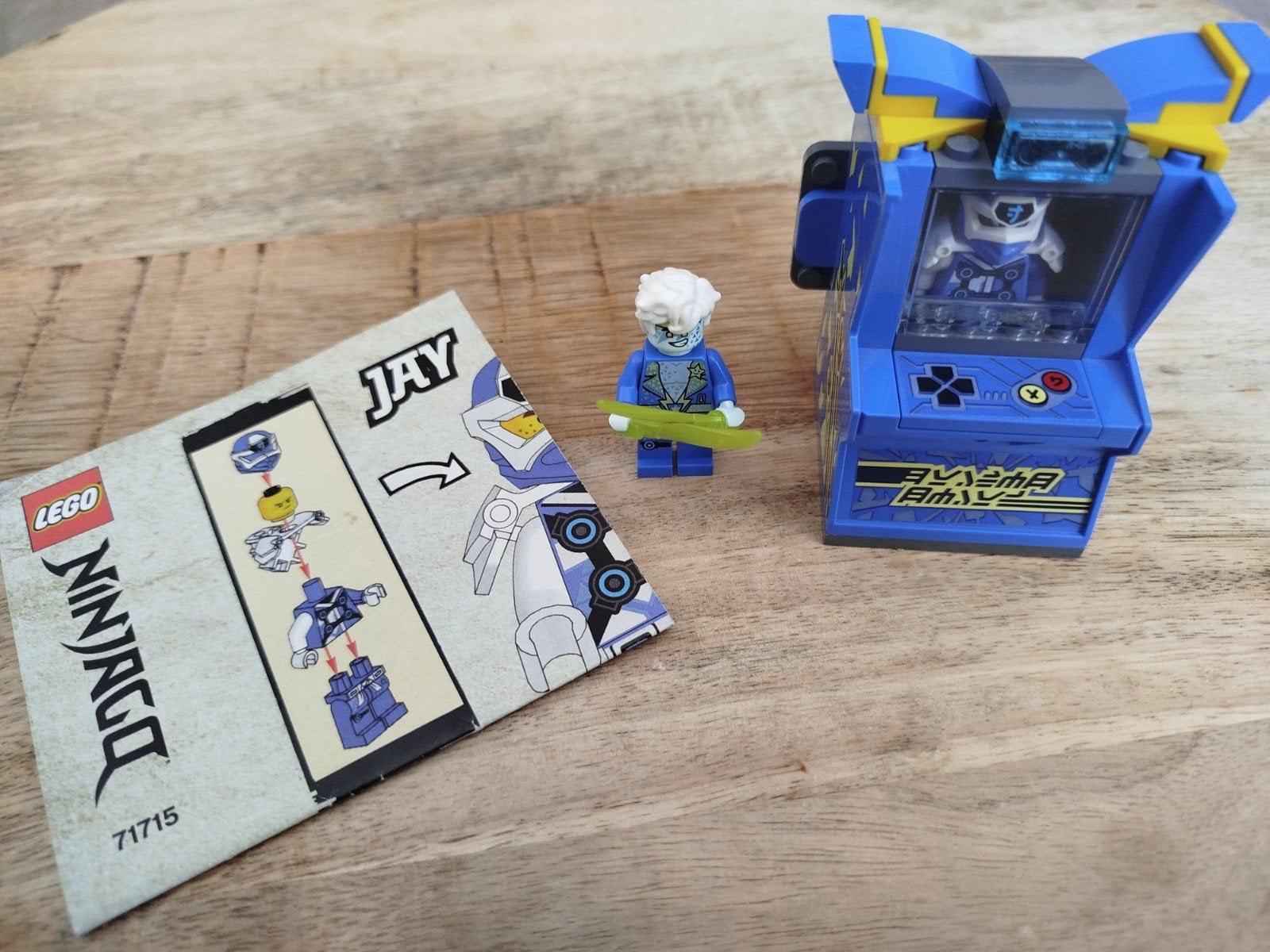lego Ninjago 71715 arcade pod Jay, Ophalen, Lego, Zo goed als nieuw, Compleet