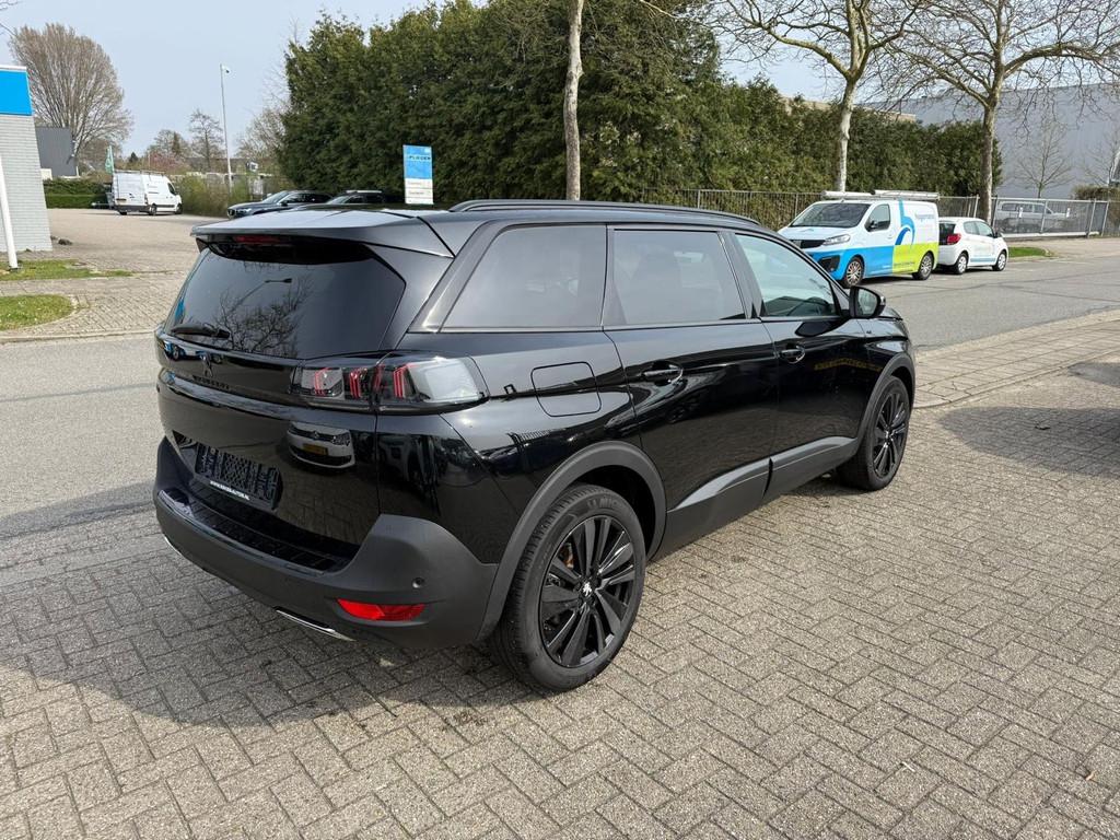 Peugeot 5008 1.2 PureTech GT Black Pack, Navi, NAP, 7 Pers, Gebruikt, 1199 cc, Zwart, Origineel Nederlands