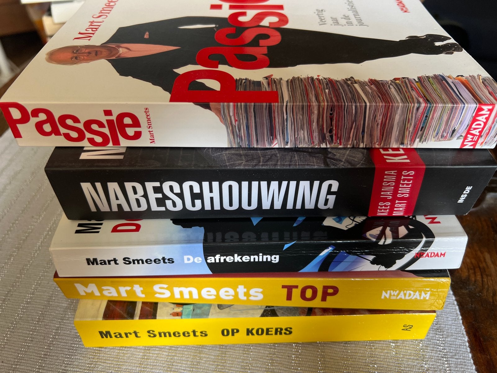 Mart Smeets Boekenpakket: Passie, Nabeschouwing, De Afrekeni, Ophalen of Verzenden, Zo goed als nieuw, Sport