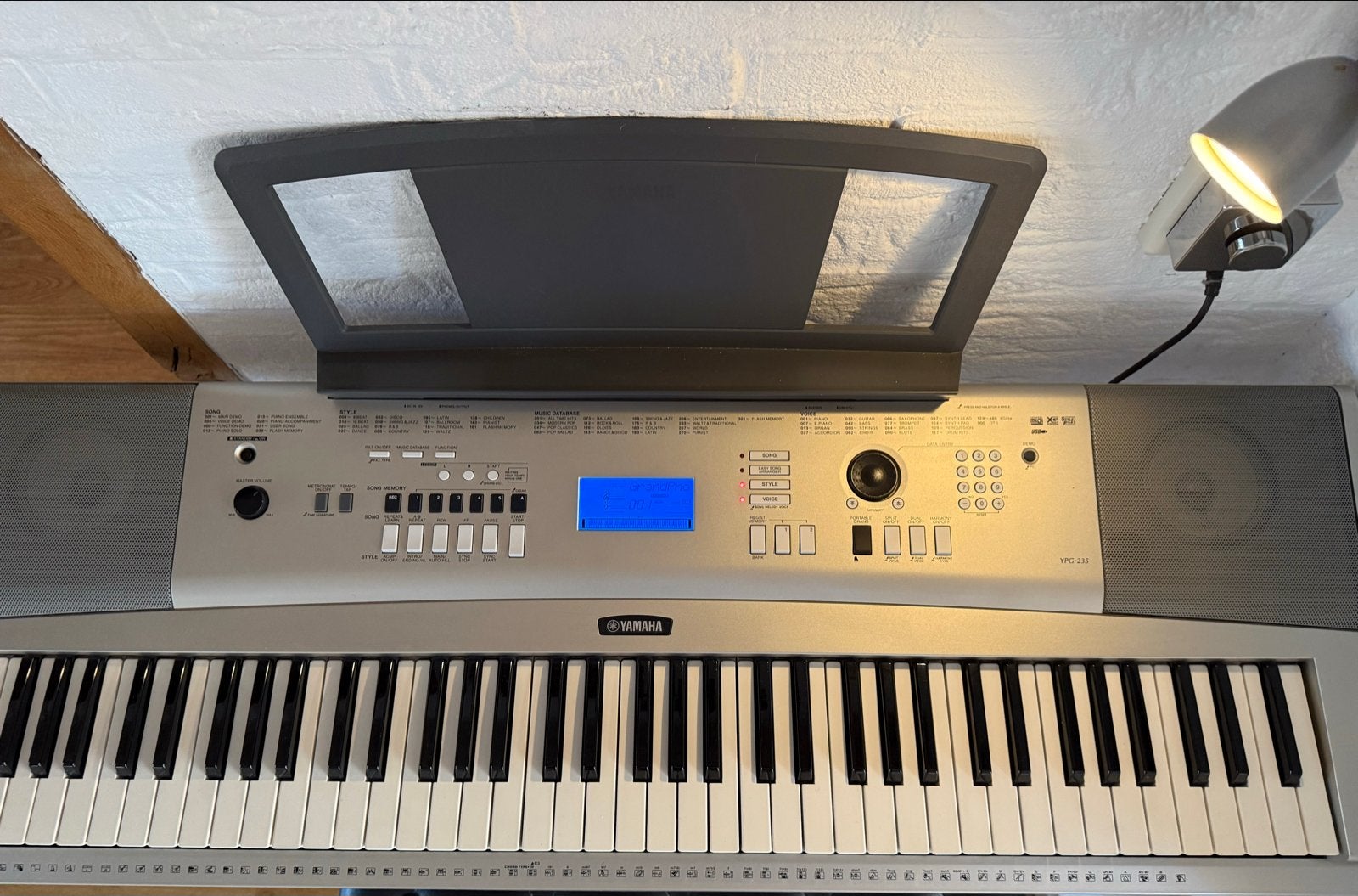 Yamaha YPG-235 keyboard met 76 toetsen, Muziek en Instrumenten, Ophalen, Gebruikt, Yamaha, Aanslaggevoelig