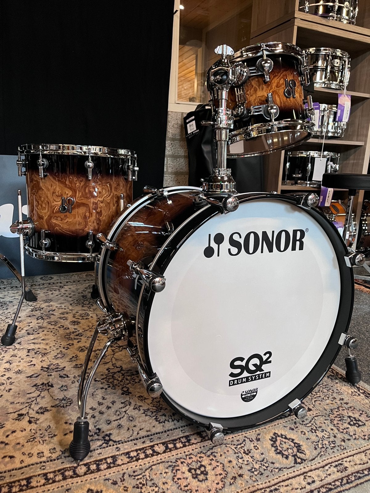 Sonor SQ2 Maple Thin shellset 20-12-14, Ophalen of Verzenden, Zo goed als nieuw, Sonor