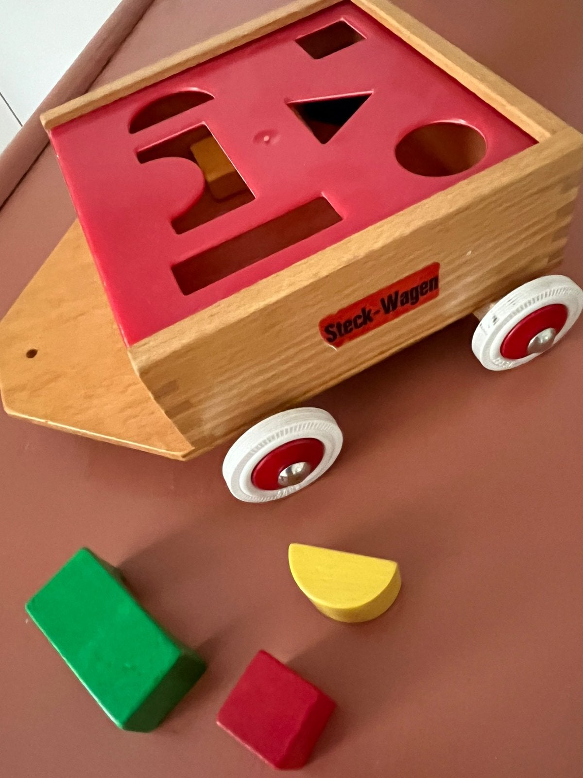 Educatief speelgoed figuurtjes en blokjes, Ophalen, Gebruikt