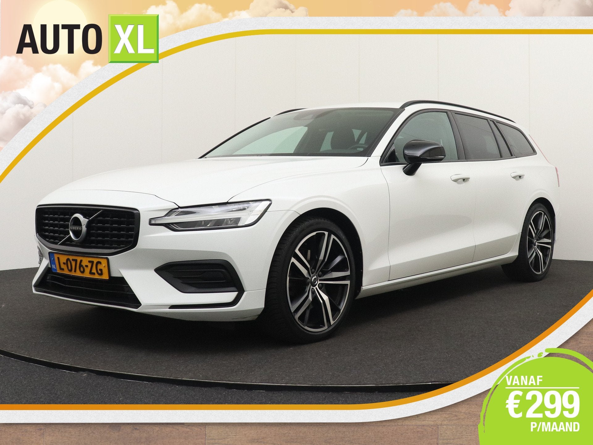 Volvo V60 2.0 B3 Momentum Advantage Elek.Trekhaak Carplay Ad, Auto's, Dealer onderhouden, Stof, 4 cilinders, 1969 cc