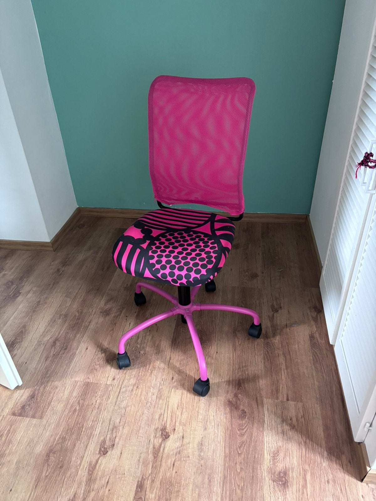 Bureaustoel kind, Ophalen, Gebruikt, Roze, Bureaustoel