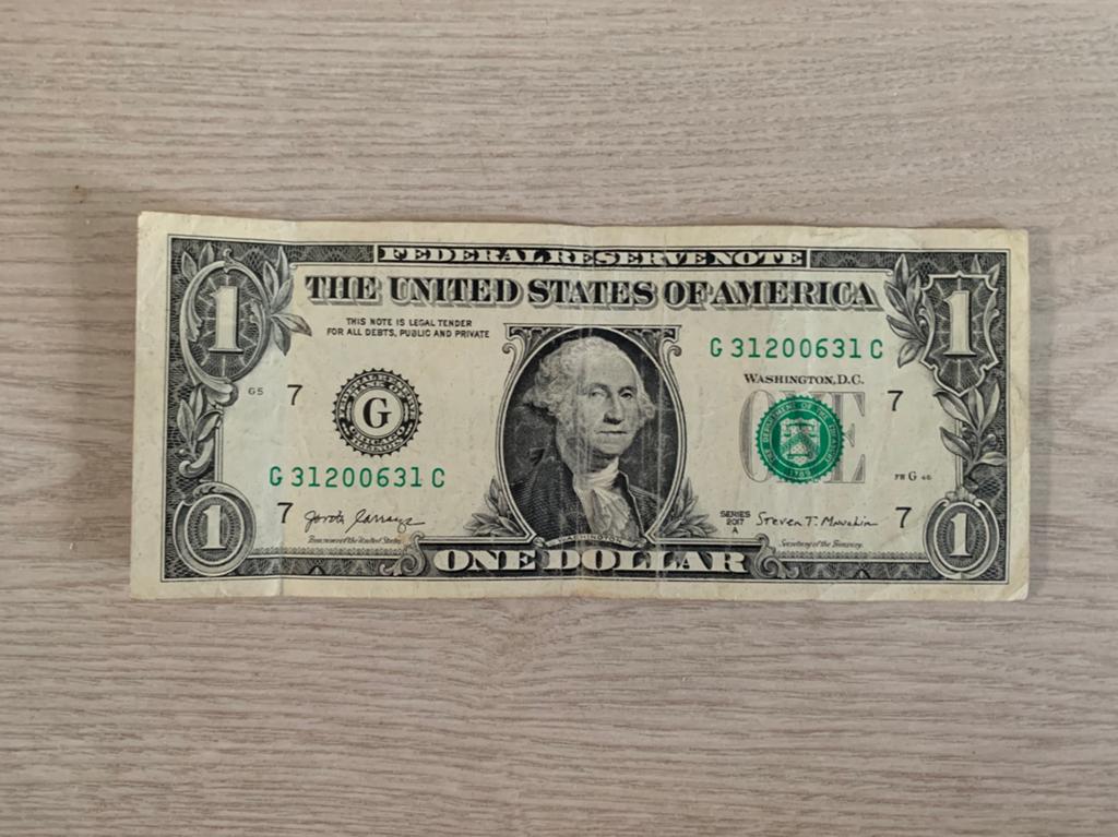 🇺🇸 USA $1 Dollar 💵 G 2017, Verzenden, Noord-Amerika, Los biljet