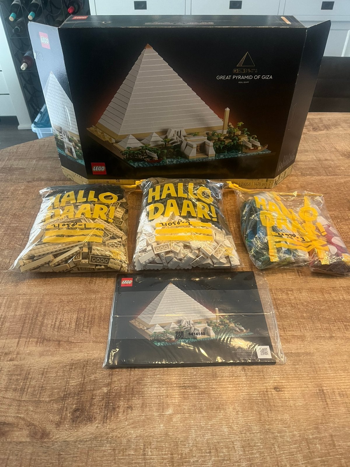 Lego 21058 Grote Piramide van Gizeh, Ophalen, Zo goed als nieuw