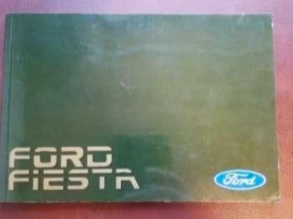 Instructieboekje Ford Fiesta 1989, Zo goed als nieuw!, Ophalen of Verzenden