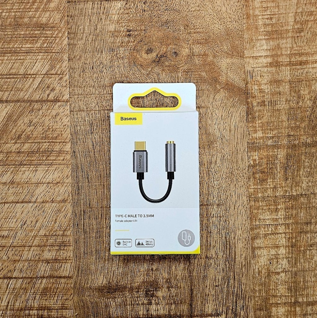Baseus L54 Type-C naar 3,5mm Audio Adapter – NIEUW & ongeope, Telecommunicatie, Mobiele telefoons | Toebehoren en Onderdelen, Ophalen of Verzenden