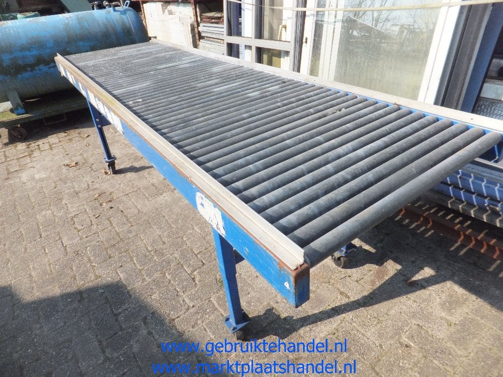 Rollerbaan, 60 rollen, verrijdbaar 90x300cm (a9)4, Ophalen, Overige materialen, Gebruikt, 40 tot 60 mm