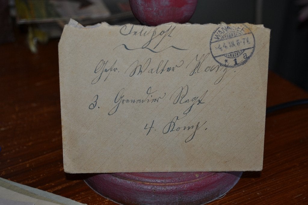 DUITSLAND WW1 VELDPOST BRIEF 1918, Ophalen of Verzenden, Voor 1920, Sterren en Beroemdheden