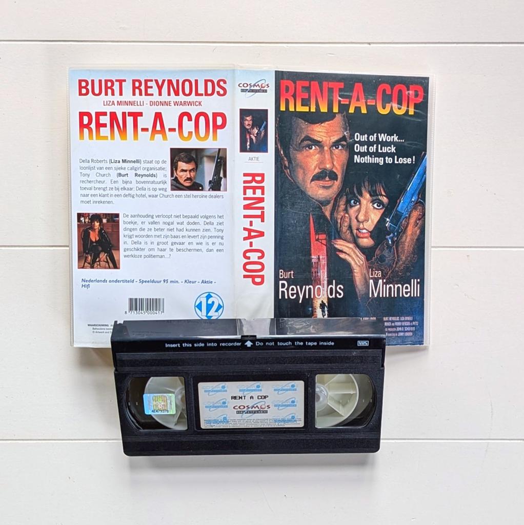 Rent-a-Cop (1987) VHS Videoband, Burt Reynolds, Liza Minelli, Alle leeftijden, Ophalen of Verzenden, Zo goed als nieuw