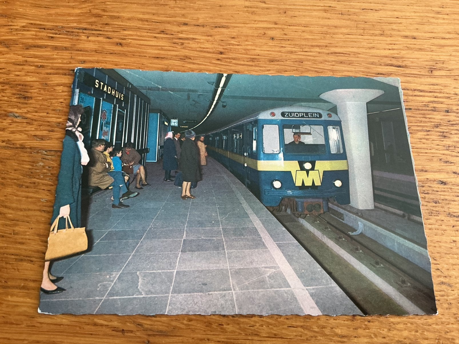 Y79 Rotterdam Metrostation Stadhuis metro naar Zuidplein, Ophalen of Verzenden, Voor 1920, Zuid-Holland