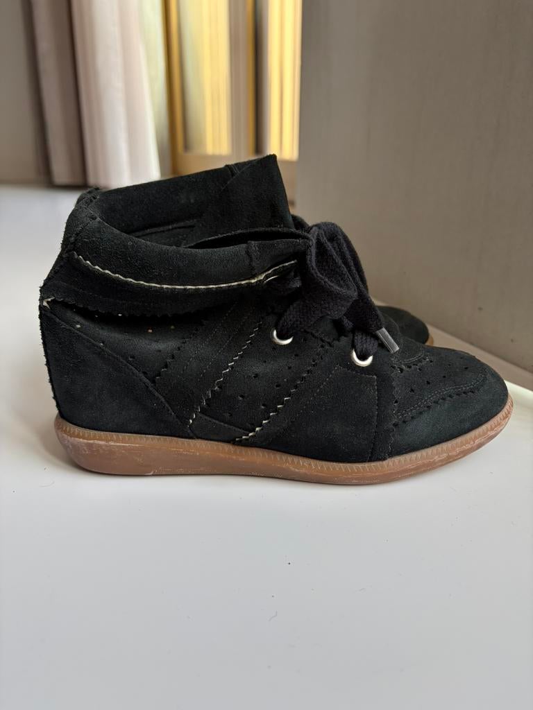 Isabel Marant Bobby zwart 39, Zwart, Ophalen of Verzenden, Sneakers of Gympen, Zo goed als nieuw