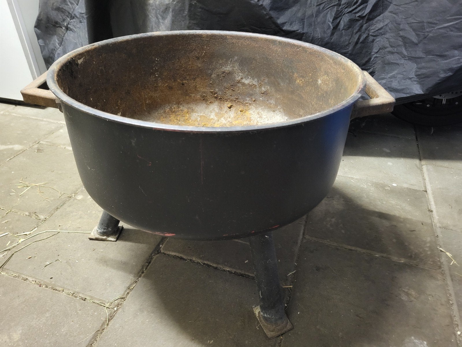 Gietijzeren Vuurschaal, Tuin en Terras, Ophalen, Gebruikt