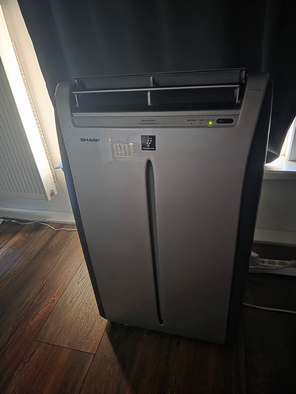 Goedwerkende Sharp Mobiele Airco - Koel en Ontvochtig, Witgoed en Apparatuur, Ophalen, Gebruikt, Minder dan 60 m³, 3 snelheden of meer